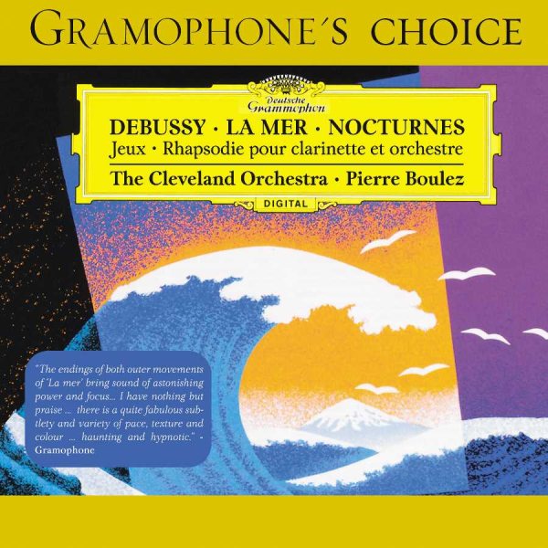 Debussy: La Mer / Nocturnes / Jeux / Rhapsodie pour Clarinette et Orchestre cover