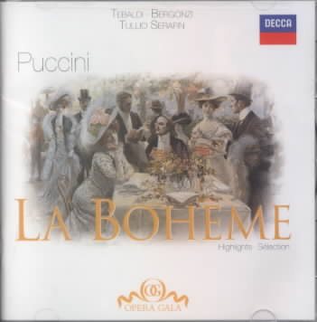 Puccini: La Boheme (Highlights) / Bergonzi, Tebaldi, et al