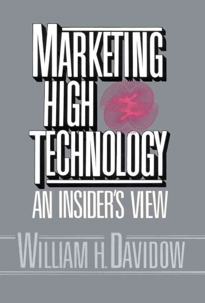 Marketing High Technology cover