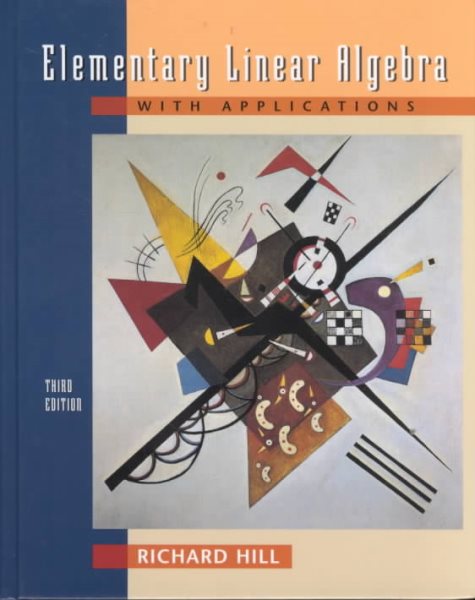 Elementary Linear Algebra with Applications. Third Edition cover
