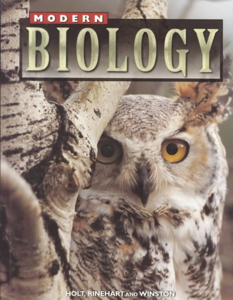 Holt Modern Biology: Student Edition Grades 9-12 1999