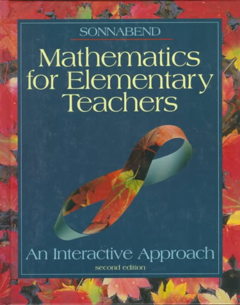 Mathematics for Elementary Teachers: An Interactive Approach cover
