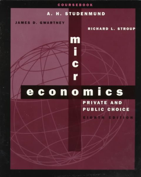 Microeconomics: Private and Public Choice cover