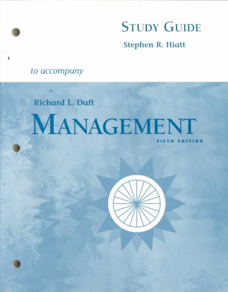Management (Study Guide) cover