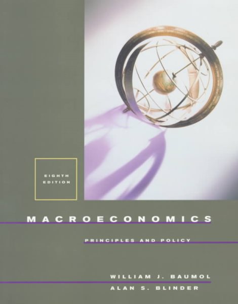 Macroeconomics: Principles And Policy cover