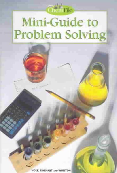 Holt Chemistry File: Mini-Guide to Problem Solving cover