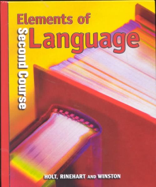 Elements of Language: Second Course cover