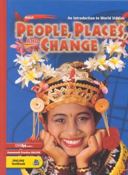 Holt People, Places, and Change: An Introduction to World Studies: Student Edition Grades 6-8 2003 cover