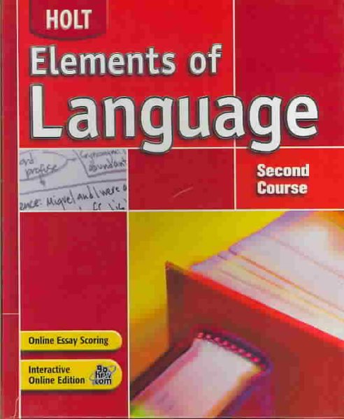 Elements of Language: Student Edition Grade 8 2004 cover