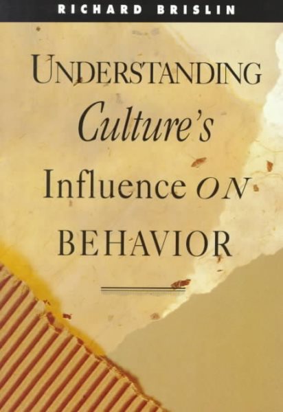 Understanding Cultures Influence on Behavior cover