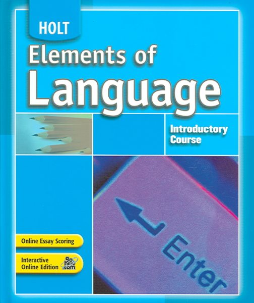 Elements of Language: Student Edition Introductory Course 2007 cover