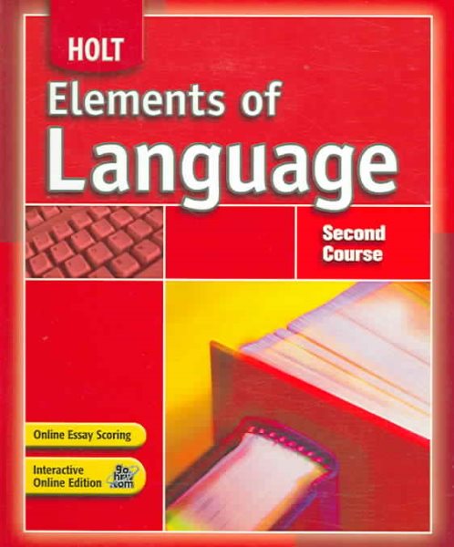 Elements of Language: Student Edition Second Course 2007 cover