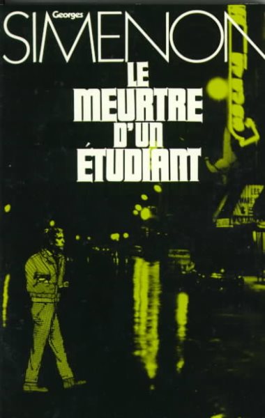 Le Meurtre D'UN Etudiant (French Edition) cover