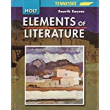 Elements of Literature, Grade 10 Fourth Course: Holt Elements of Literature Tennessee cover