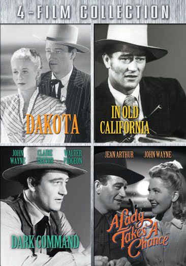 Four-Film Collection (Dakota / In Old California / Dark Command / A Lady Takes a Chance) cover