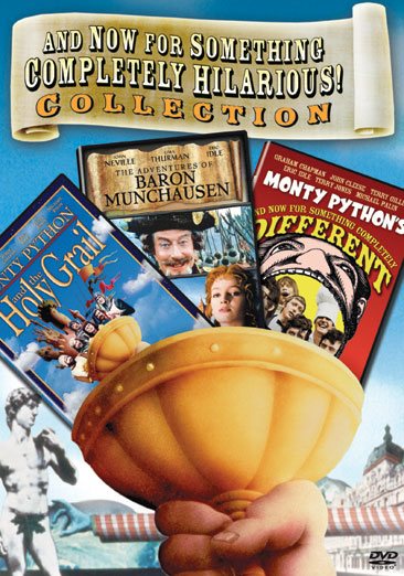 The Monty Python Box Set (Monty Python & The Holy Grail / And Now For Something Completely Different / The Adventures of Baron Munchausen) cover
