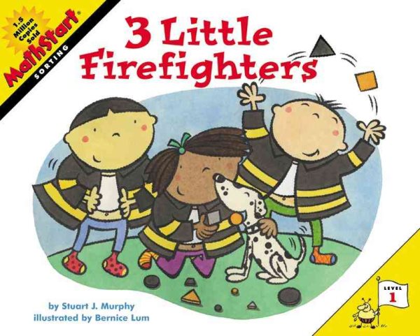 3 Little Firefighters (MathStart 1) cover