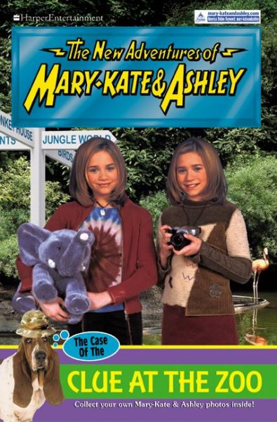 New Adventures of Mary-Kate & Ashley #39: The Case of the Clue at the Zoo: (The Case of the Clue at the Zoo) cover