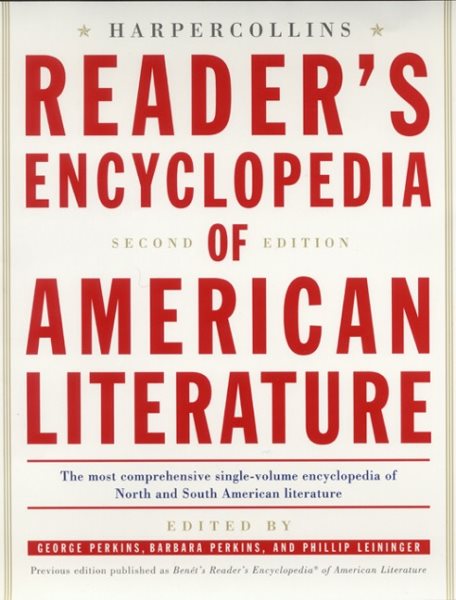 The HarperCollins Reader's Encyclopedia of American Literature cover
