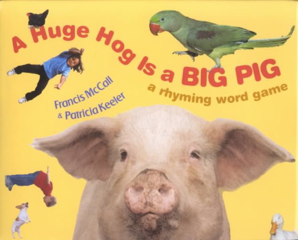 A Huge Hog Is a Big Pig: A Rhyming Word Game cover