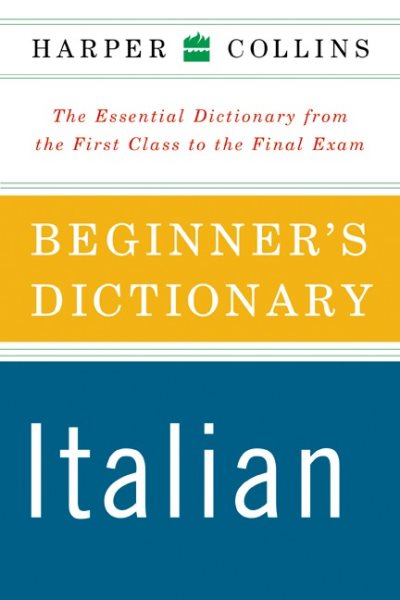HarperCollins Beginner's Italian Dictionary cover