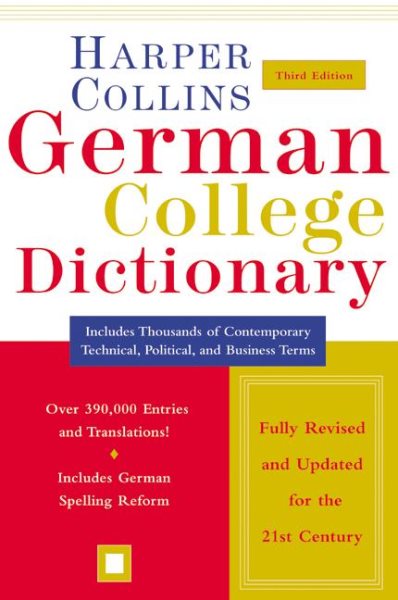 HarperCollins German College Dictionary 3rd Edition (Collins Language) cover