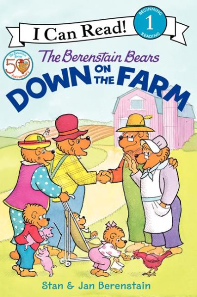 The Berenstain Bears Down on the Farm (I Can Read Level 1) cover