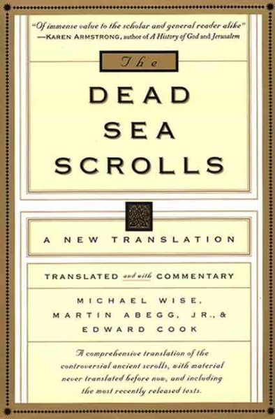Dead Sea Scrolls, The cover