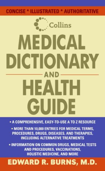 Collins Medical Dictionary and Health Guide (Lynn Sonberg Books) cover