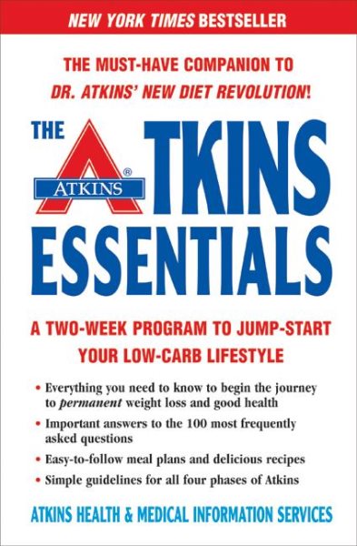 The Atkins Essentials: A Two-Week Program to Jump-start Your Low-Carb Lifestyle cover