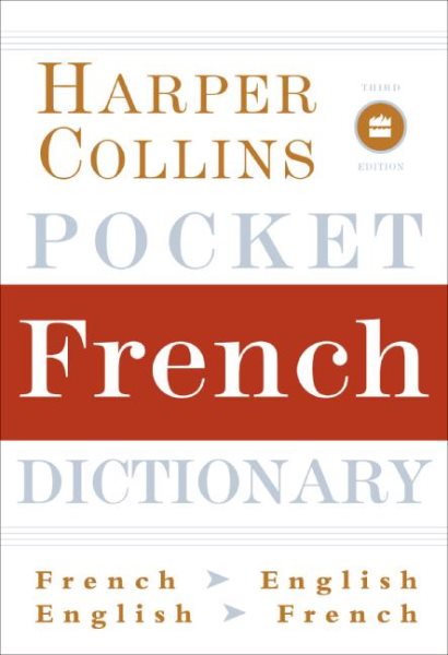 HarperCollins Pocket French Dictionary, 3rd Edition (Harpercollins Pocket Dictionaries) cover