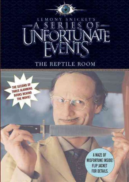 The Reptile Room, Movie Tie-in Edition (A Series of Unfortunate Events, Book 2) cover