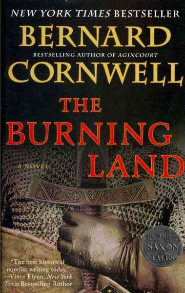 The Burning Land: A Novel (Saxon Tales, 5) cover