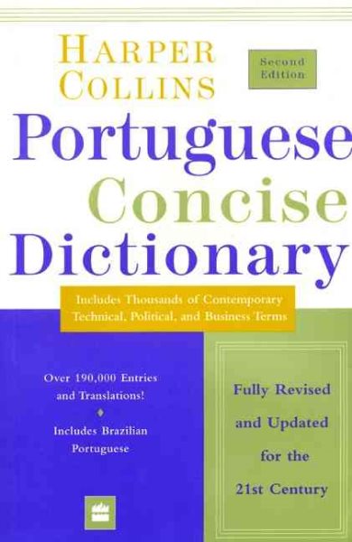 Collins Portuguese Concise Dictionary 2e (HarperCollins Concise Dictionaries) (English and Portuguese Edition) cover