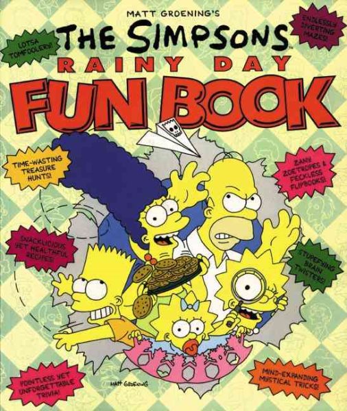 The Simpsons Rainy Day Fun Book cover