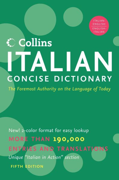 Collins Italian Concise Dictionary, 5e (HarperCollins Concise Dictionaries) cover