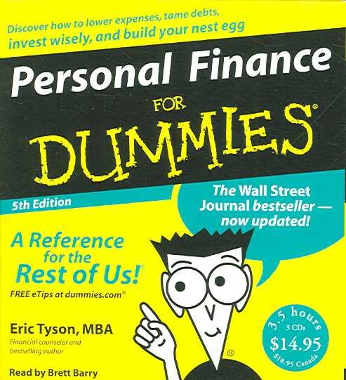 Personal Finance For Dummies CD 5th Edition (For Dummies (Lifestyles Audio)) cover