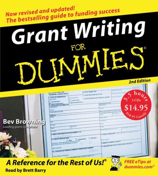 Grant Writing for Dummies 2nd Ed. CD