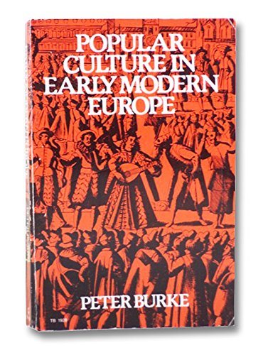 Popular Culture in Early Modern Europe (Harper Torchbooks) cover