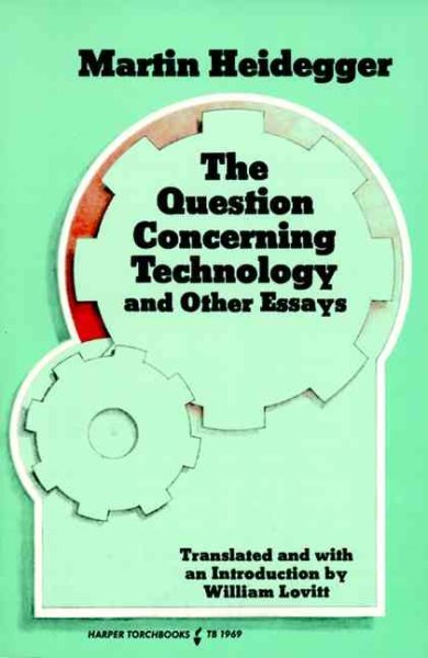 Question Concerning Technology, and Other Essays, The cover