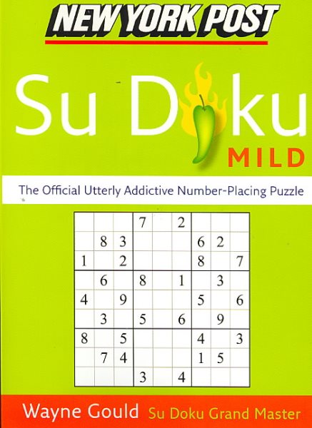 New York Post Mild Su Doku: The Official Utterly Addictive Number-Placing Puzzle cover