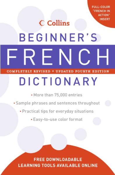 Collins Beginner's French Dictionary, 4th Edition (Collins Language) cover
