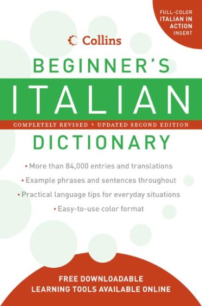 Collins Beginner's Italian Dictionary, 2nd Edition (Collins Language) cover