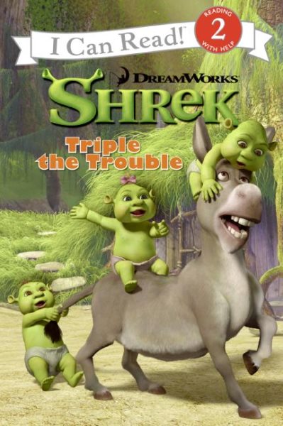 Shrek: Triple the Trouble (I Can Read Book 2) cover
