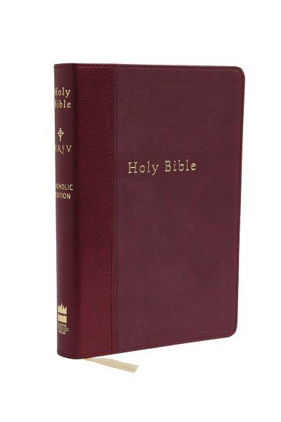 NRSV HarperCollins Catholic Gift Bible (burgundy) cover