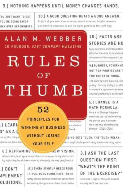 Rules of Thumb: 52 Truths for Winning at Business Without Losing Your Self cover