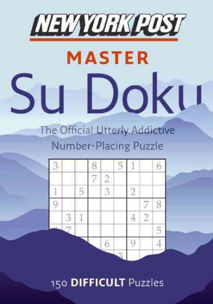 New York Post Master Su Doku: Difficult cover
