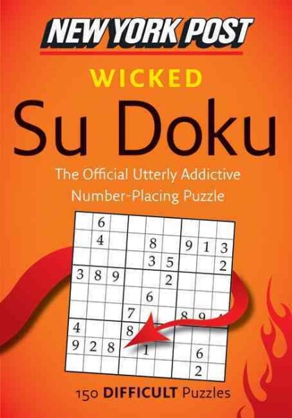 New York Post Wicked Su Doku: 150 Difficult Puzzles cover