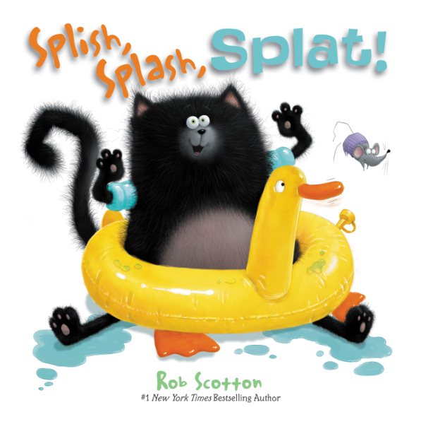 Splish, Splash, Splat! Board Book (Splat the Cat) cover