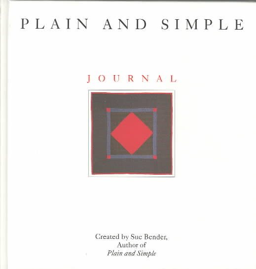 Plain and Simple Journal: A Journey to the Amish cover